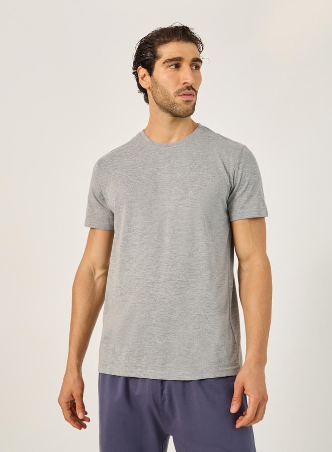 ستايلي تيشيرت قطن غني بقصة عادية - Image 1